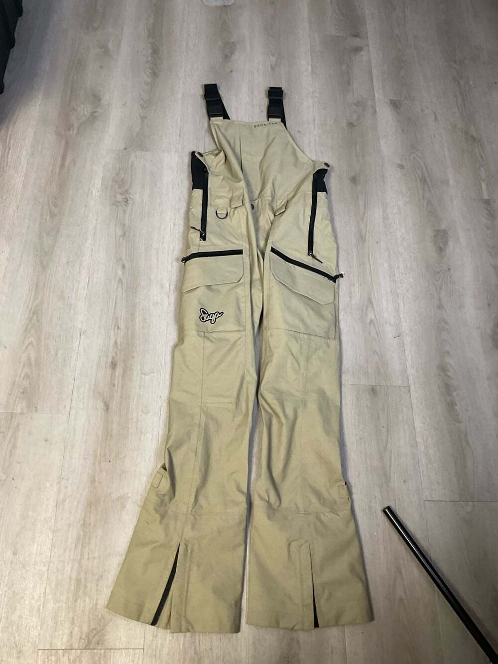 Saga Outerwear Bib Pants Size S Beige